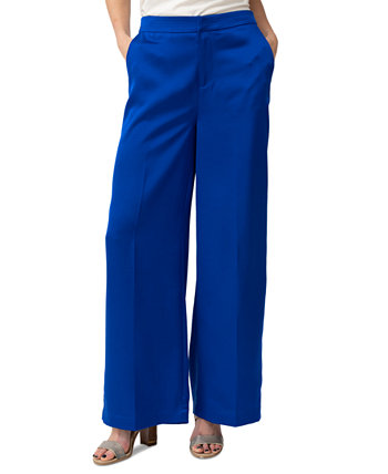 Женские широкие брюки с высокой посадкой и эластичной спинкой Adrienne Landau