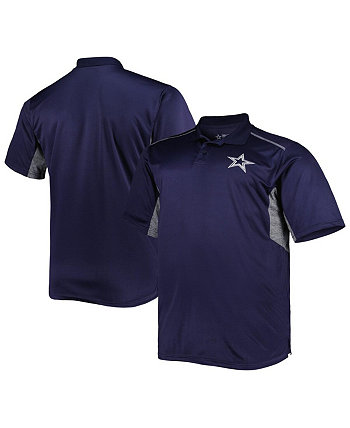 Мужская темно-синяя рубашка-поло Dallas Cowboys Big and Tall Team Color Profile