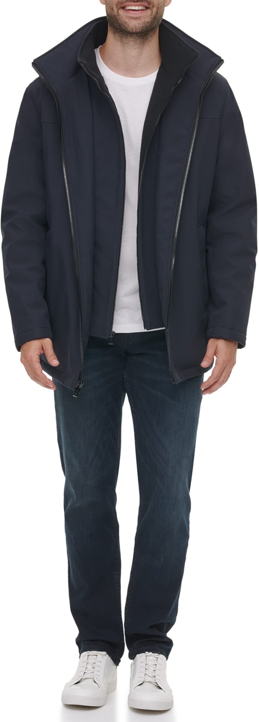 Мужская куртка Calvin Klein с капюшоном, защитой от ветра и влаги Calvin Klein