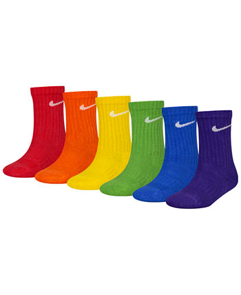 Little Boys 6-Pk. Носки для экипажа Nike
