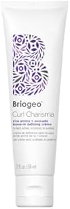 Briogeo Curl Charisma Rice Amino + Avocado Leave-In Defining Crème, Anti Frizz Hair Styling Moisturizer, Leave In Cream for Wavy, Curly, Coily Hair, Boosts Hydration, Vegan, Cruelty-Free Briogeo