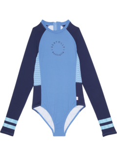 Детский купальник Seafolly Kids Vanuatu Spliced Paddlesuit с длинными рукавами и молнией Seafolly Kids