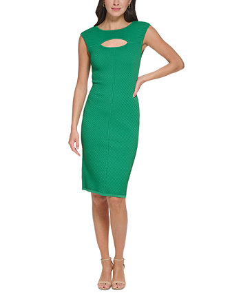 Women's Mitered Rib-Knit Bodycon Dress Vince Camuto