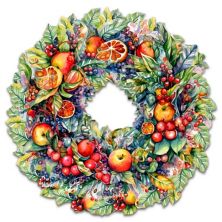 Summer Harvest Fruit Wreath Holiday Door Decor by G. Debrekht - Christmas Decor Designocracy