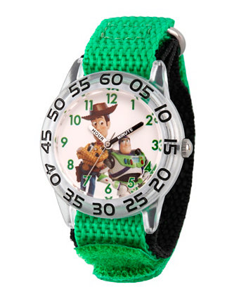 Disney Toy Story для мальчика, 4 Вуди, Базз Лайтер, зеленый пластик, часы для учителя, часы 32 мм Ewatchfactory