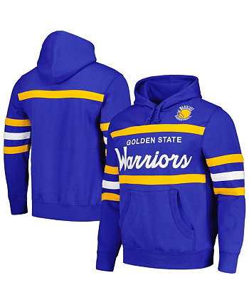 Мужской пуловер с капюшоном Royal Golden State Warriors Head Coach Mitchell & Ness