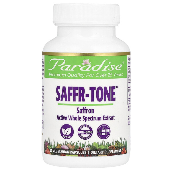 Saffr-Tone, 60 вегетарианских капсул Paradise Herbs