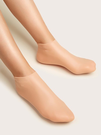1 пара силиконовые увлажняющие носки SHEIN