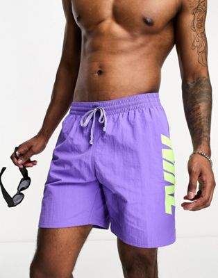 Фиолетовые плавки-шорты с рисунком Nike Swim Icon Volley размером 7 дюймов Nike