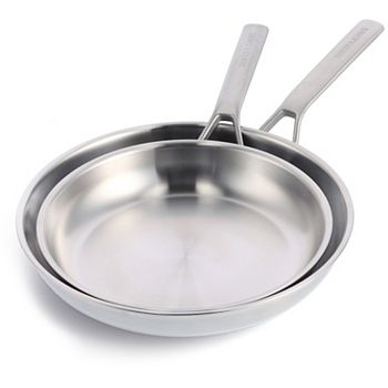 Merten & Storck Stainless Steel 10" and 12" Frying Pan Set Merten & Storck