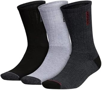 adidas Men's Classic Cushioned Crew Socks (3-Pair) Adidas