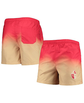 Мужские шорты для плавания Scarlet San Francisco 49ers Retro Dip-Dye FOCO