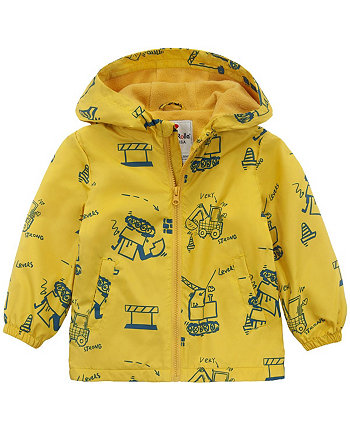 Toddler Boys Fleece Lined Windbreaker Rain Jacket Rokka&Rolla