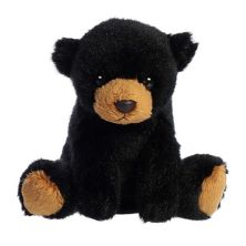 Aurora Mini Black Shoulderkins 4.5&#34; Blake Bear Adorable Stuffed Animal Aurora