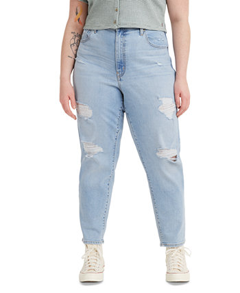Модные женские джинсы Mom с высокой талией больших размеров Levi's®