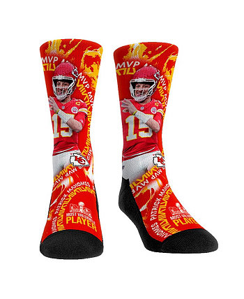 Молодежные носки для мальчиков и девочек Носки Kansas City Chiefs Super Bowl LVIII Champions MVP Crew Rock 'Em