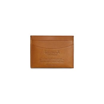 Кожаный карманный футляр для карт Shinola