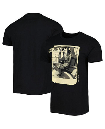 Мужская и женская черная футболка с рисунком Rosa Parks Philcos