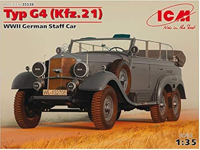 ICM Models Type G4 (Kfz.21) WWII German Staff Car Icm