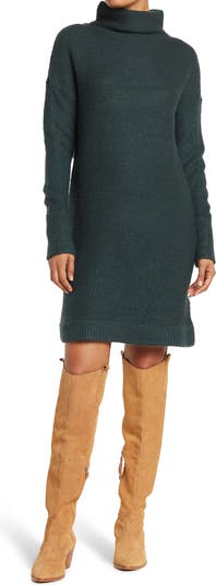 Платье-свитер с воротником-стойкой RD Style