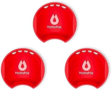 HydraPak WaterGate Защита для широких горлышек 3-Pack - Без BPA и PVC - Подходит для большинства бутылок 63 мм HydraPak