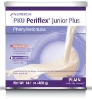 Оральная добавка для детей с фенилкетонурией, порошок Periflex Junior Plus, 400 г, безвкусный, поддержка питания при ПКУ Periflex Junior Plus