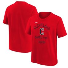 Youth Nike Red Cleveland Guardians Local T-Shirt Nike