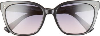 Солнцезащитные очки Rockstud 55 мм с градиентом «кошачий глаз» Valentino