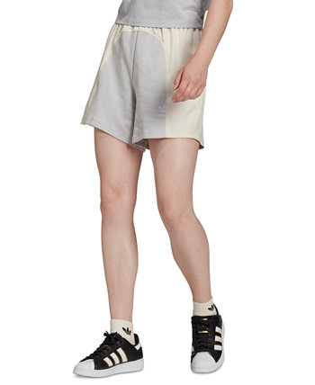 Женские шорты Adicolor с разрезом в виде трилистника Adidas