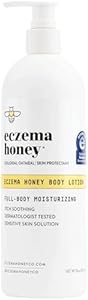 ECZEMA HONEY Oatmeal Body Lotion - Hand & Body Cream for Eczema Relief - Natural Dry Skin Repair (16 Oz) Eczema Honey