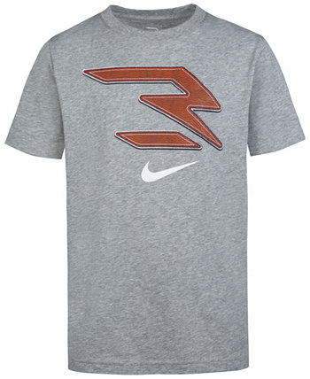 Big Boys Football Logo T-shirt Nike 3BRAND by Russell Wilson