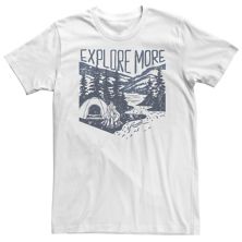 Big & Tall Explore More In The Wild Graphic Tee Unbranded