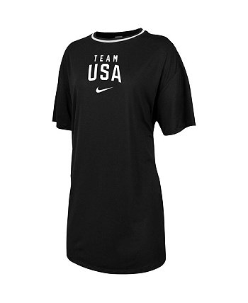Женское черное базовое платье сборной США Nike