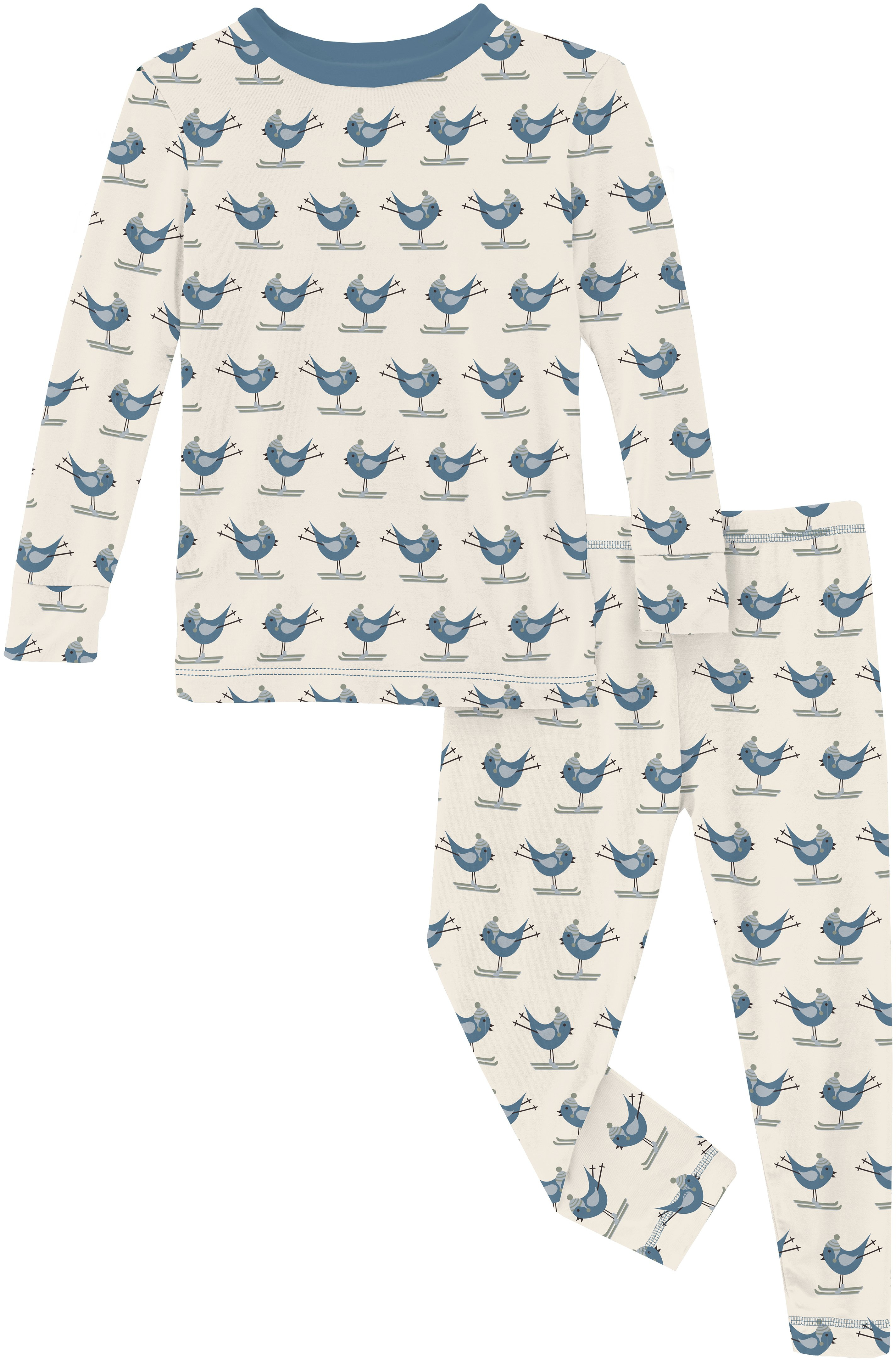 Пижамный комплект с длинными рукавами (для малышей / маленьких детей / детей старшего возраста) KicKee Pants