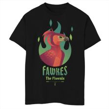 Boys 8-20 Harry Potter Fawkes The Phoenix Draw Graphic Tee Harry Potter