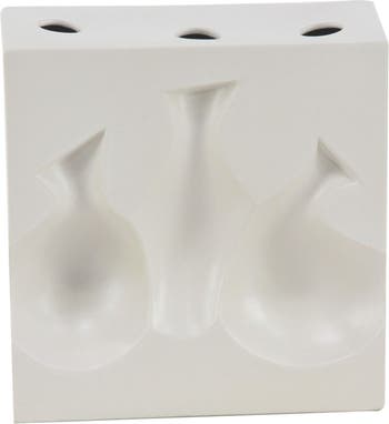 Современная белая керамическая ваза Willow Row