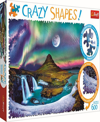 Пазл Crazy Shape Аврора над Исландией, 600 деталей Trefl