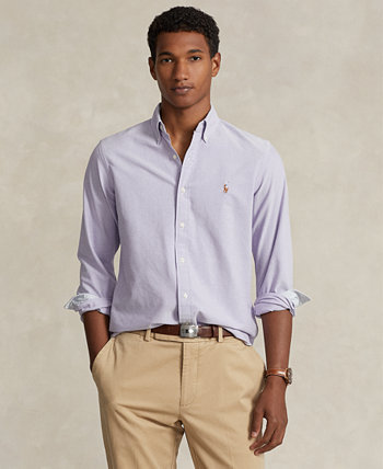 Мужская хлопковая оксфордская рубашка Polo Ralph Lauren