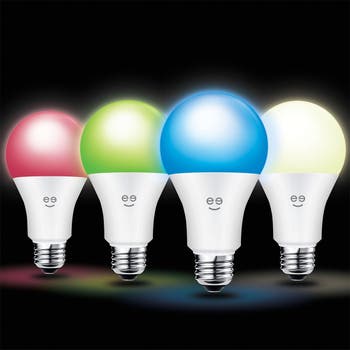 Geeni Prisma 1050 Smart Wi-Fi Светодиодные лампы, меняющие цвет - набор из 4 штук Merkury Innovations