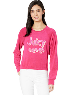 Пуловер с логотипом Juicy A Gogo Microterry Juicy Couture