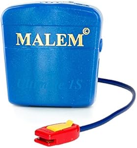 Malem Ultimate PRO Single Tone Blue Bedwetting Alarm with Loud Sound and Strong Vibration Malem