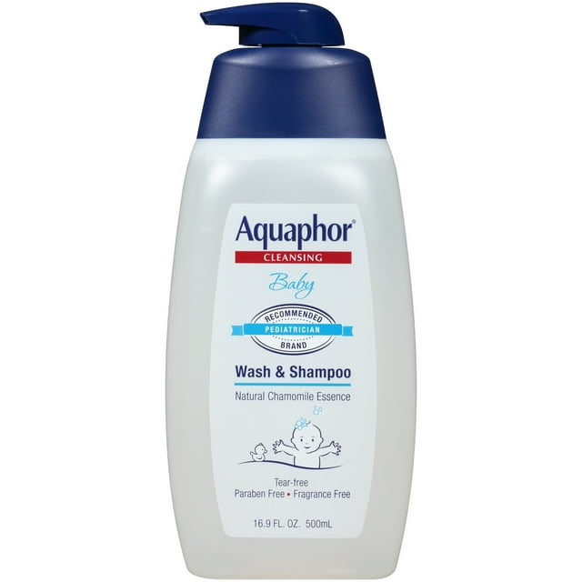 Aquaphor Baby Wash & Shampoo, Tear Free Baby Shampoo and Body Wash Aquaphor