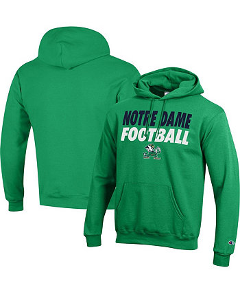 Men's Green Notre Dame Fighting Irish Game Ready Football Pullover Hoodie Champion