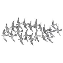 Металлическая настенная скульптура с гравировкой Flock Empire Art Direct