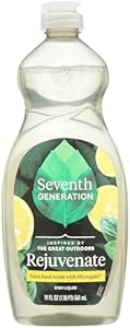 Seventh Generation Hand Dish Liquid Yuzu Basil Rejuvenating 19 fl oz Seventh Generation