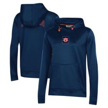 Women's Under Armour Navy Auburn Tigers 2023 Sideline Performance Pullover Hoodie Under Armour