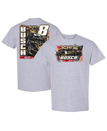 Men's Heather Gray Kyle Busch 3CHI Car T-shirt Richard Childress Racing Team Collection