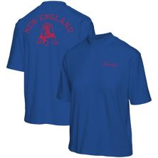 Женская футболка Junk Food Royal New England Patriots с коротким рукавом и воротником-стойкой Junk Food