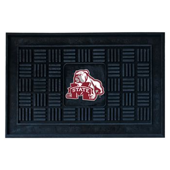 Виниловый дверной коврик с логотипом Mississippi State Bulldogs, 48 см x 76 см, черный/многоцветный Fanmats