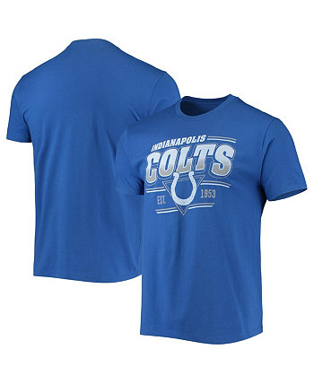 Мужская футболка Royal Indianapolis Colts Throwback Junk Food